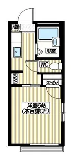 ハイツ橘【1階】の間取り