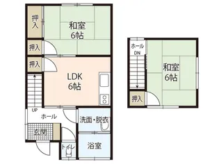広島県広島市安芸区矢野東4【一戸建】の間取り