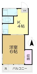 小幸コーポ【2階】の間取り