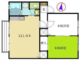 コートピア堀田【2階】の間取り