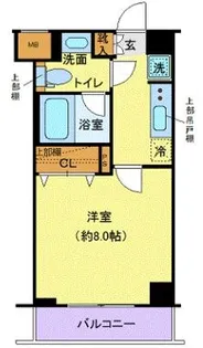 クレヴィスタ西馬込【2階】の間取り