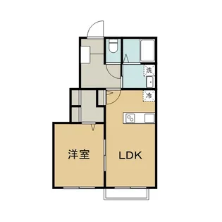 WILL桜【1階】の間取り
