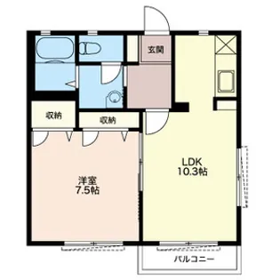 フォレストハウス【2階】の間取り