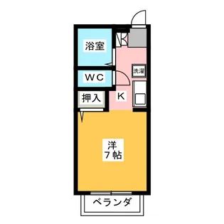 サンライズ豊【2階】の間取り