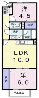 ソレイユ【2階】の間取り