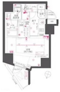 東京都渋谷区笹塚3【マンション】の間取り