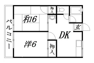 静岡県浜松市中央区南浅田1【アパート】の間取り