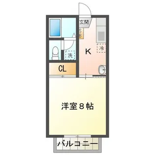 メゾンドKIRAKU【2階】の間取り