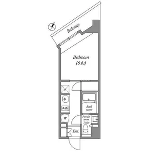 ラクレイス横濱関内【3階】の間取り