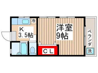 サンハイツ【2階】の間取り