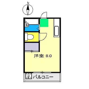 ハイツラベンダー【2階】の間取り