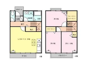 東京都三鷹市野崎4【一戸建】の間取り