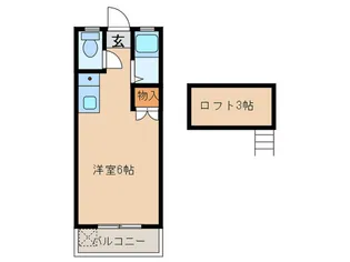 ウイング上大利【1階】の間取り