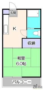 東京都小平市花小金井8【アパート】の間取り