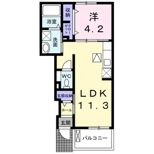 nostro nido【1階】の間取り