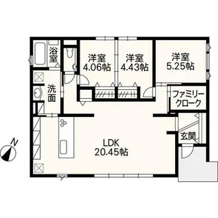 熊本県合志市幾久富【一戸建】の間取り