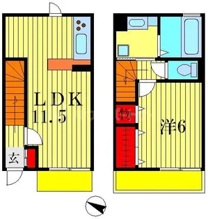 東京都葛飾区鎌倉3【一戸建】の間取り