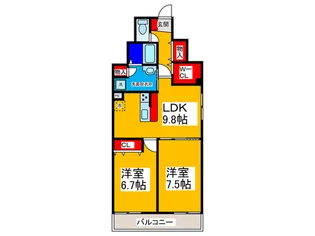 仮)堺市東区丈六 新築工事の間取り