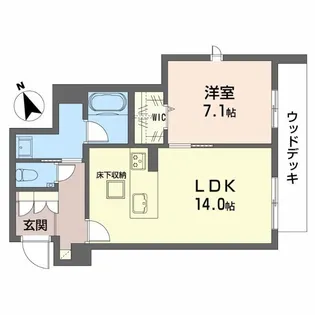 【新築】サンパーク【1階】の間取り