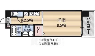 1Kの間取り画像