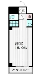 タイガースビル【9階】の間取り
