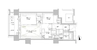 東京都新宿区南山伏町【マンション】の間取り