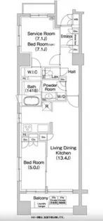 コンフォリア本駒込【2階】の間取り