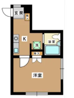インペリオ田園調布【1階】の間取り