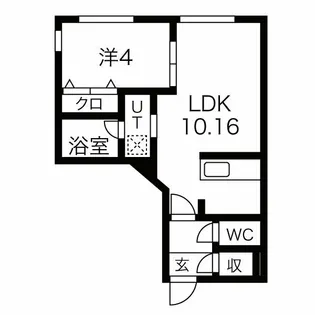 メルヴェイユ コトニ【2階】の間取り