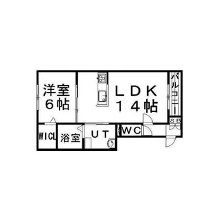 Saumur(ソミュール)B【3階】の間取り