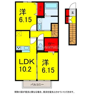 スマートコレイユ【2階】の間取り