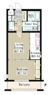 ルミエール中町【3階】の間取り