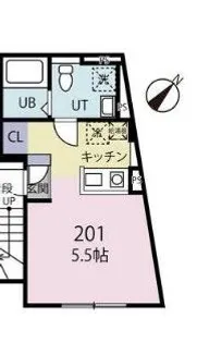 ノブリス中野【2階】の間取り