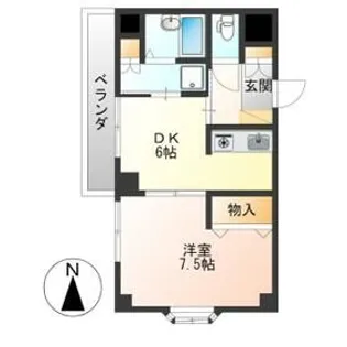 センチュリー上戸祭【3階】の間取り