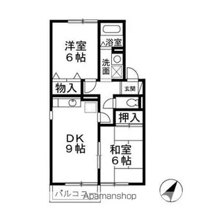 リヴェール【1階】の間取り