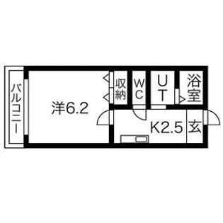 みおつくし都島【9階】の間取り