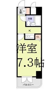 大阪府大阪市西区境川2【アパート】の間取り