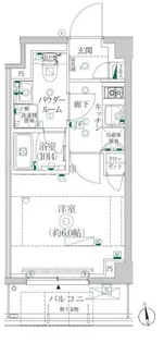 クレイシア横浜ヴェール【1階】の間取り