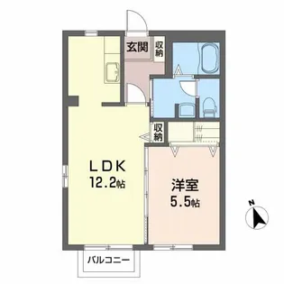 メゾン フォルテシモ【2階】の間取り