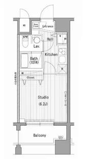 ガーラ・プレシャス横濱関内【5階】の間取り