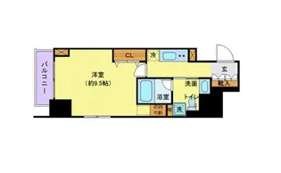 グランドコンシェルジュ六本木【15階】の間取り