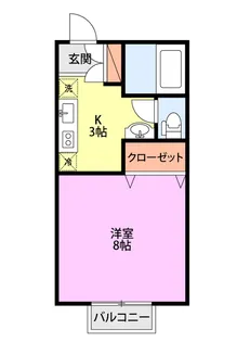 シャンカル21A【1階】の間取り