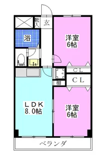 ストーンフィールドNo.3【3階】の間取り