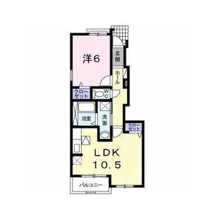 セレッソ A棟【1階】の間取り