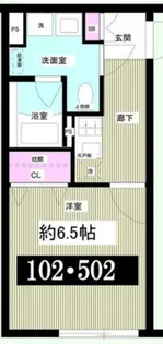 スタンズ門前仲町【1階】の間取り