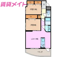 ウィステリア【3階】の間取り