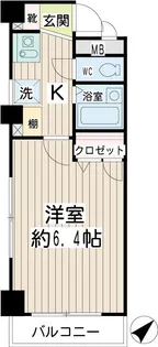 エスト横浜【7階】の間取り