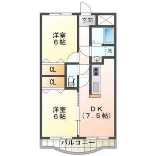 フォルティーナ【2階】の間取り