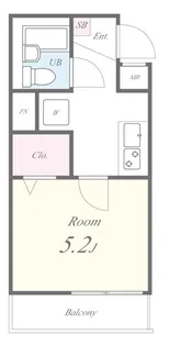 フェルヴェール市川【1階】の間取り