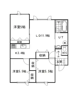 beans【2階】の間取り